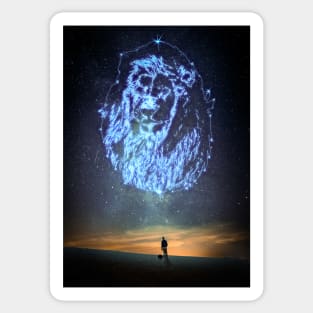 Lion Constellation Sticker